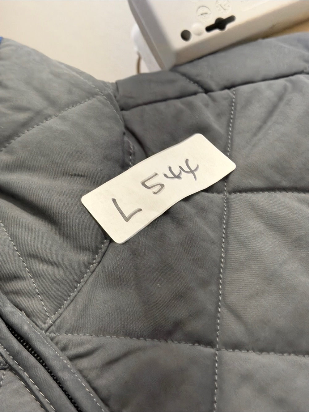 crown & ivy Quilted Navy Blue Women's Jacket - Picture 10 of 10